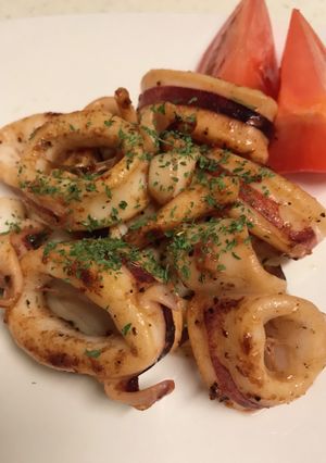 香ばしい〜イカのバター焼き！！-レシピのメイン写真