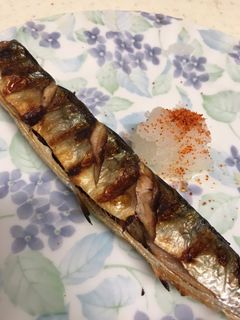 秋刀魚の塩焼き!!-レシピのメイン写真