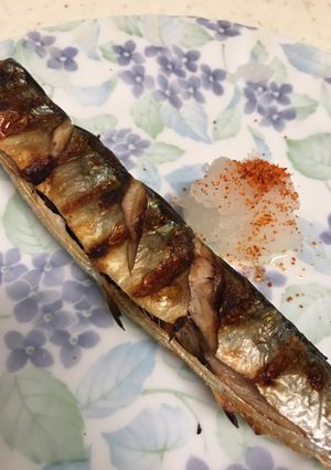 秋刀魚の塩焼き！！-レシピのメイン写真