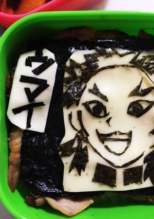 鬼滅の刃　キャラ弁　煉獄さん-レシピのメイン写真