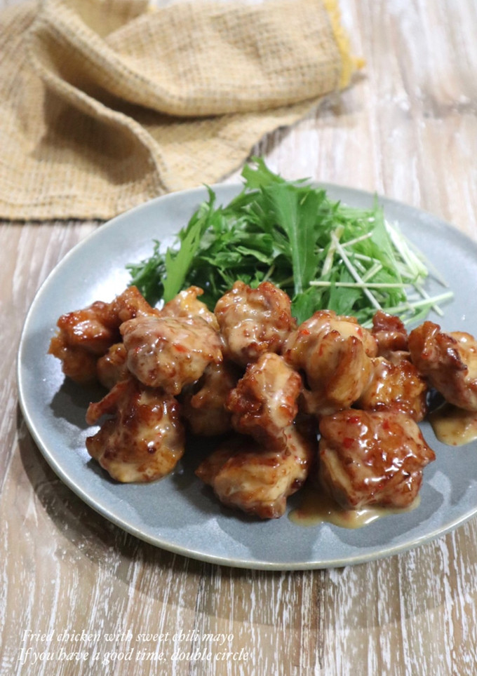アジアン鶏唐揚げのスイチリマヨ和え-レシピのメイン写真