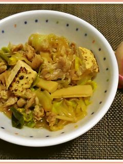 たべまる給食【すきやき風煮】-レシピのメイン写真