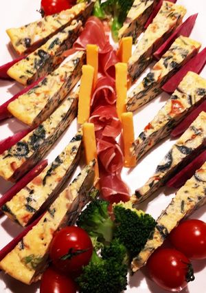 オードブルに添えたいキッシュ風卵焼き-レシピのメイン写真