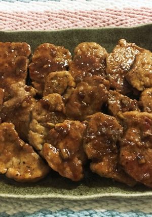 柔らかい♪豚ヒレ肉のガーリック照焼-レシピのメイン写真