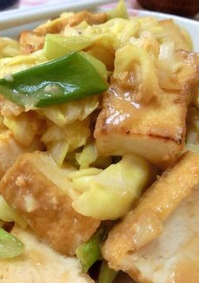 コクまろ♪キャベツと厚揚げのオイ味噌炒め-レシピのメイン写真