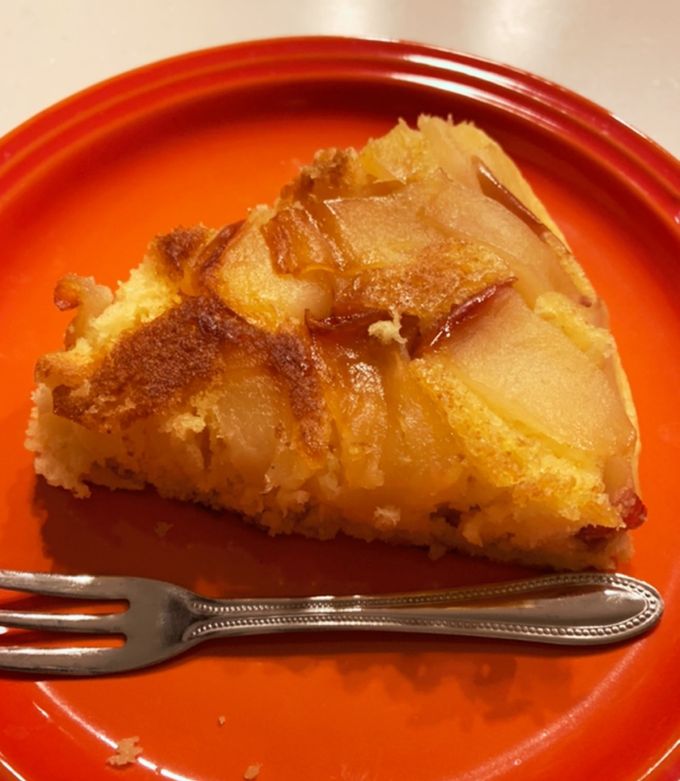 フライパンで簡単！りんごのケーキ♡-レシピのメイン写真