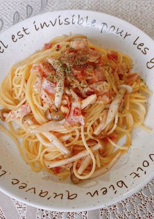 ☆ベーコンとしめじのペペロンチーノ☆-レシピのメイン写真