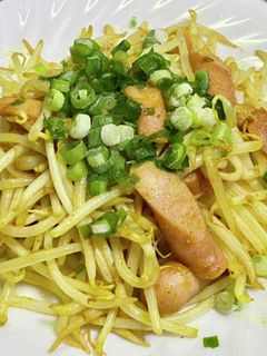もやしとソーセージのカレー炒め-レシピのメイン写真