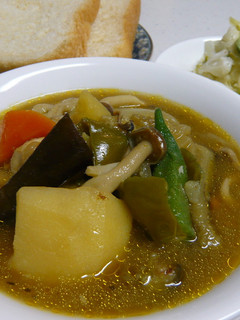 鍋の素de”野菜たっぷりスープカレー”-レシピのメイン写真