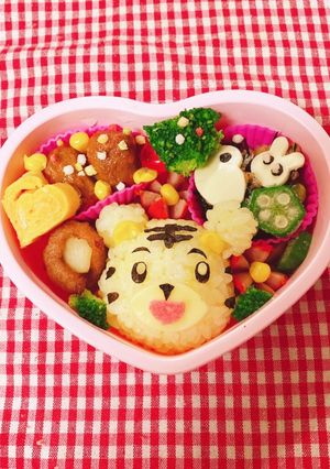 こどもちゃれんじ　しまじろう　キャラ弁-レシピのメイン写真