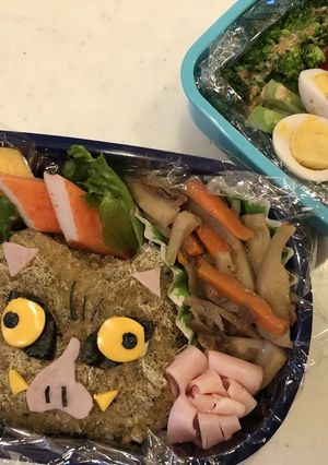 鬼滅の刃　簡単キャラ弁　いのすけ-レシピのメイン写真