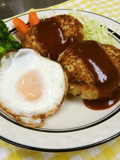 豆腐でヘルシーハンバーグ-レシピのメイン写真