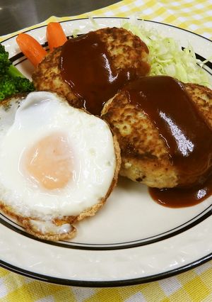 豆腐でヘルシーハンバーグ-レシピのメイン写真