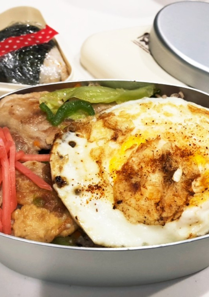 のっけ弁当(豚肉と野菜炒め)-レシピのメイン写真