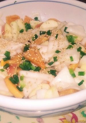 秋の味覚!かぶと林檎と柿のフレンチサラダ-レシピのメイン写真