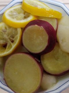 サツマイモとりんごのレモン煮-レシピのメイン写真