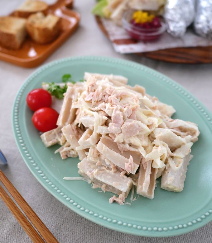 蓮根のツナマヨサラダ by お天気ママ。 【クックパッド】 簡単おいしい