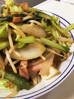 冷蔵庫整理したら野菜炒め出来る説-レシピのメイン写真