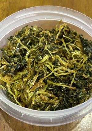 簡単に作れるみず菜のつくだ煮-レシピのメイン写真