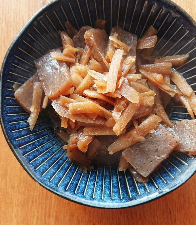ホットクックでこんにゃくとごぼうの甘辛煮 by ホットクックWH10