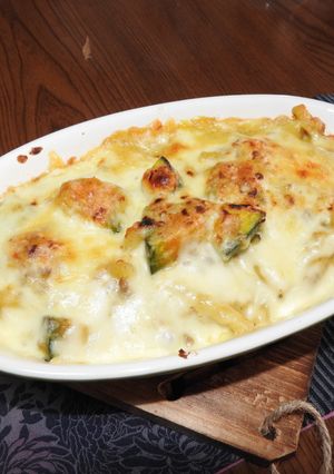 かぼちゃのごま風味ミートグラタン-レシピのメイン写真