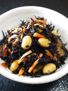 大豆入り★ひじきの煮物(電気圧力鍋3分)-レシピのメイン写真