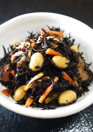 大豆入り★ひじきの煮物（電気圧力鍋３分）-レシピのメイン写真