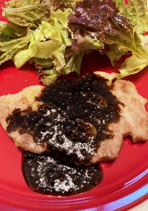 豚ロースのバルサミコソースがけ-レシピのメイン写真