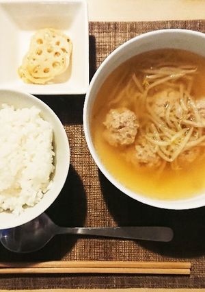 柔らか～い肉団子スープ★ガーリック味-レシピのメイン写真