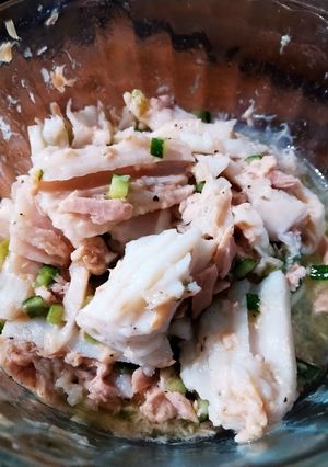 れんこんとツナの和え物(オリーブ油編)-レシピのメイン写真