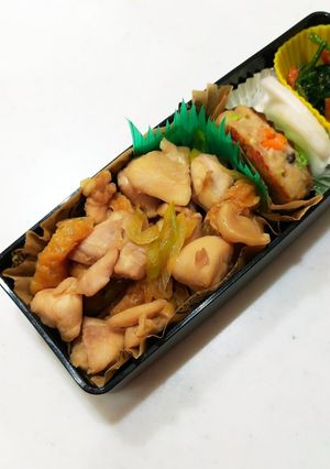 5分でできる!鶏と油揚げのお弁当メイン⁂-レシピのメイン写真
