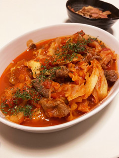 牛肉とキャベツのトマト煮-レシピのメイン写真