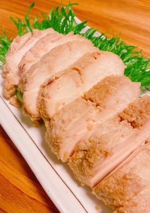 醤油麹で!唐揚げ味のサラダチキン♡-レシピのメイン写真
