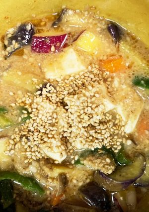 全てレンジ肉なし胡麻味噌煮味春雨炒め煮-レシピのメイン写真