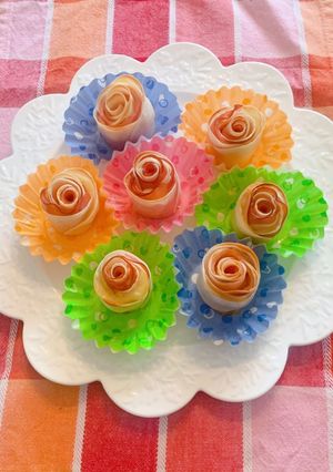 薔薇のハム&チーズロール-レシピのメイン写真