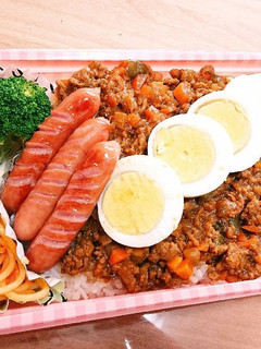 キーマカレー弁当 覚え書き-レシピのメイン写真