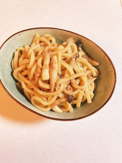 ささっとメイン!ツナとシメジの焼きうどん-レシピのメイン写真