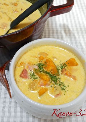 カボチャスープ♡簡単ほくほく【ストウブ】-レシピのメイン写真
