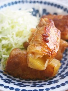 さつま芋の豚バラ巻き照り焼き!-レシピのメイン写真
