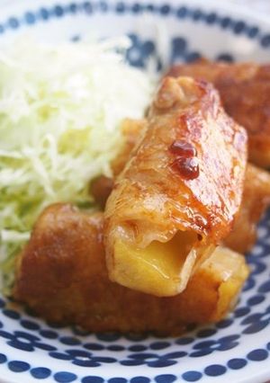 さつま芋の豚バラ巻き照り焼き！-レシピのメイン写真