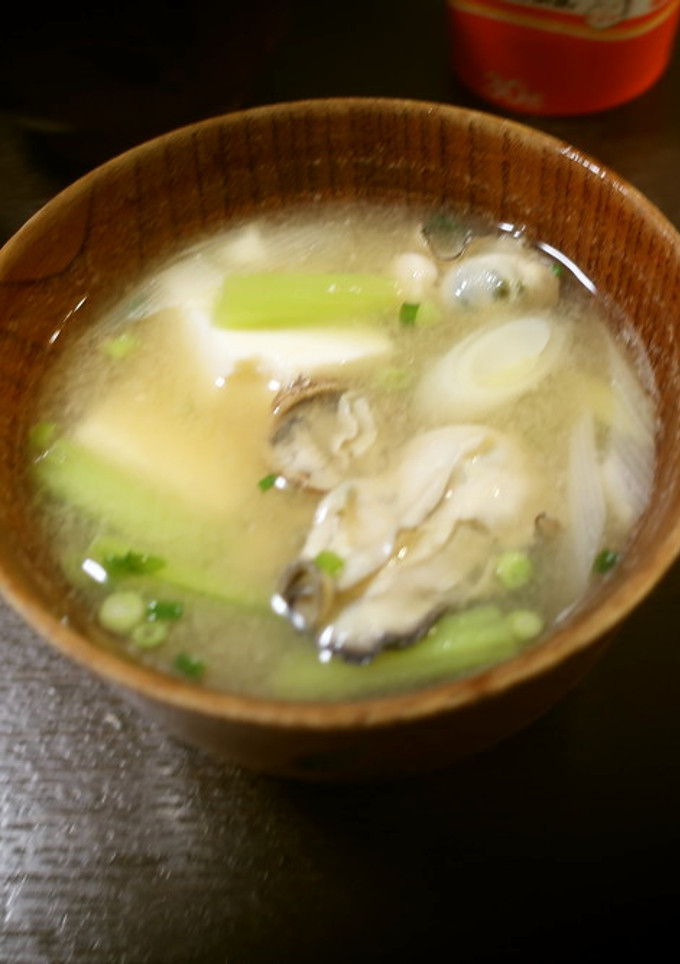 牡蠣の味噌汁　一度食べてみて-レシピのメイン写真