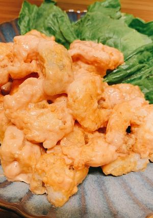 簡単美味しい！エビマヨ！レンコン入り-レシピのメイン写真