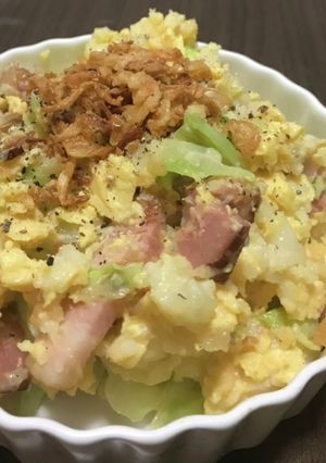 ベーコンとキャベツのおつまみポテトサラダ-レシピのメイン写真
