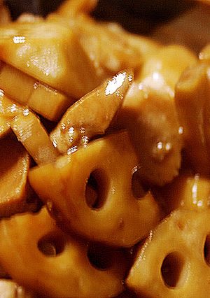 里芋とレンコンと鶏肉の甘辛煮☆-レシピのメイン写真