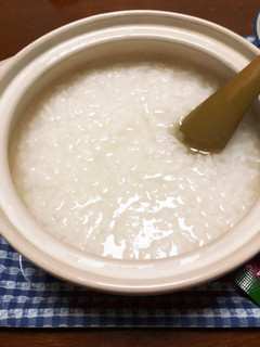 沸騰湯から始めるガッテン風おかゆ♪1人様-レシピのメイン写真