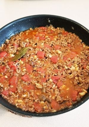 トマト缶を使って、ミートソース-レシピのメイン写真