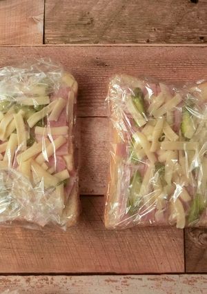 ベーコンといんげんの冷凍チーズトースト-レシピのメイン写真