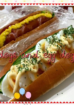 カレー味のソーセージドッグ＆エッグドッグ-レシピのメイン写真