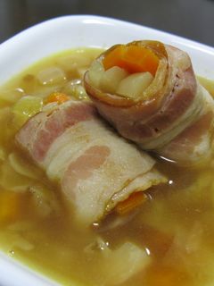 ☆具だくさんベーコン巻スープ☆-レシピのメイン写真