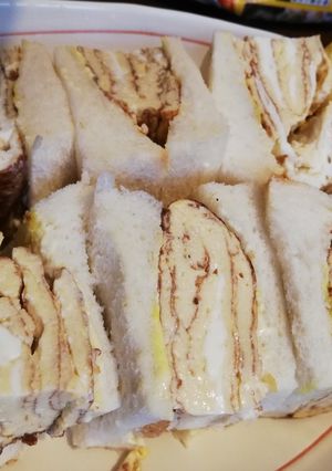 出汁巻き玉子焼きサンドウィッチ-レシピのメイン写真
